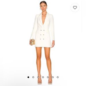 White Blazer Dress